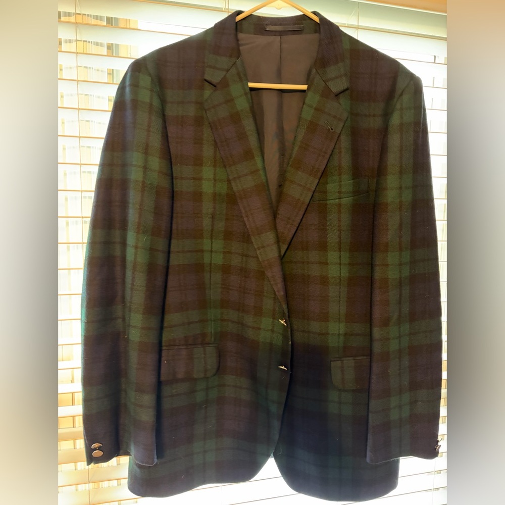 Archie Brown & Son Men's  Vintage Tailored Luxury Blazer wool made in Ireland 42
